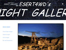 Tablet Screenshot of nightgallery.desert4wd.com
